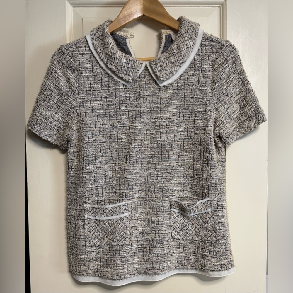 Chic Tweed Top